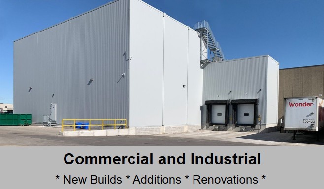 Commercial and Industrial New Builds, Additions and Renovations