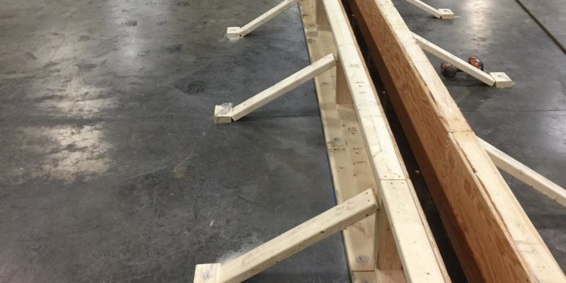 Curbs for wall separation at Weston Bakeries in Etobicoke, ON