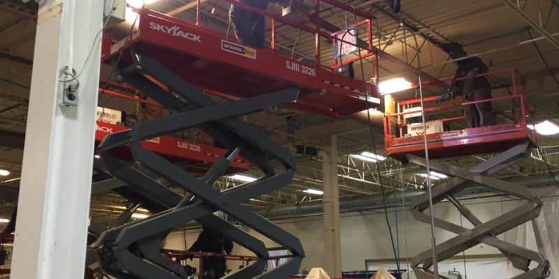 Joist reinforcing for Colonial Cookies in Kitchener, ON