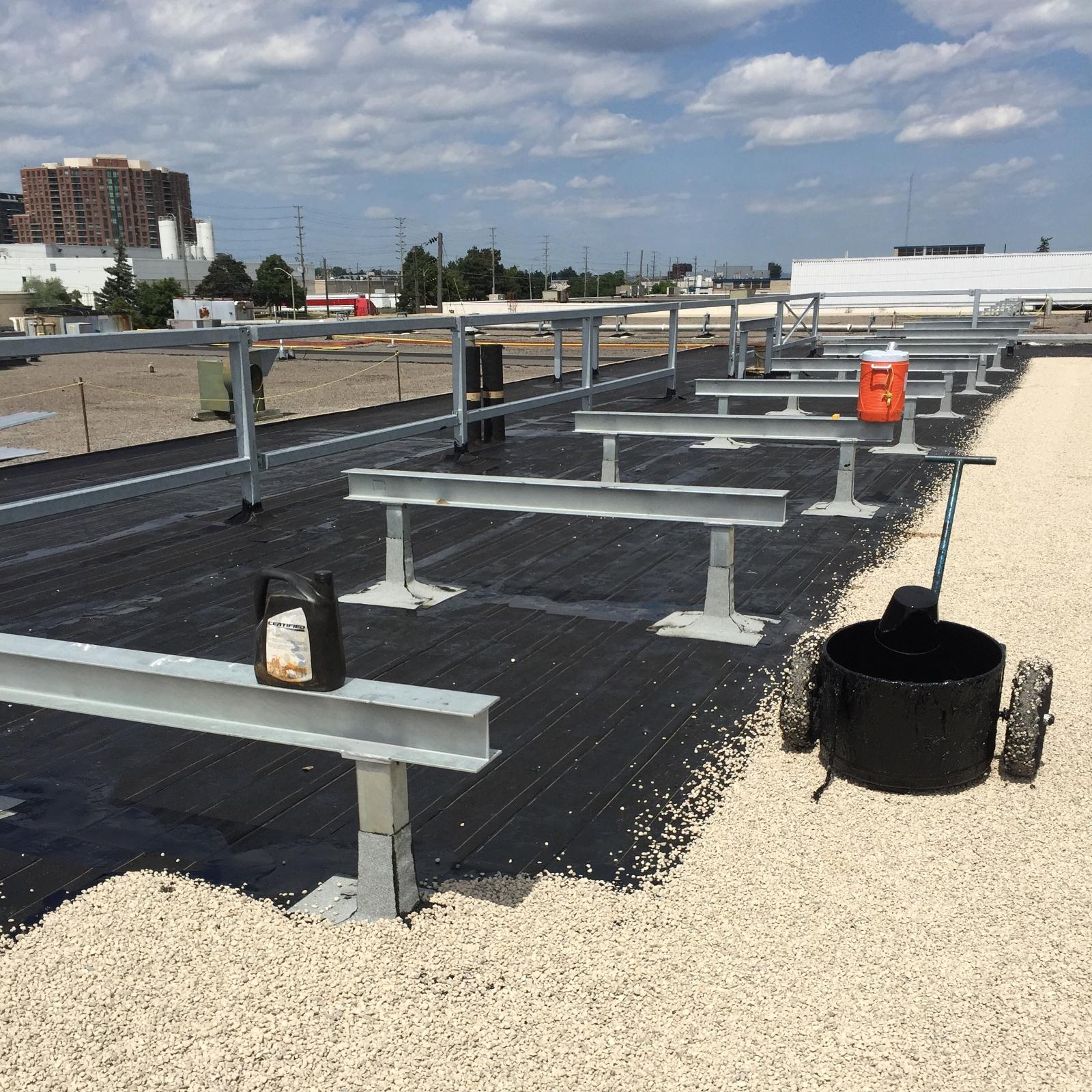 Roof supports for Weston Bakeries in Brampton, ON