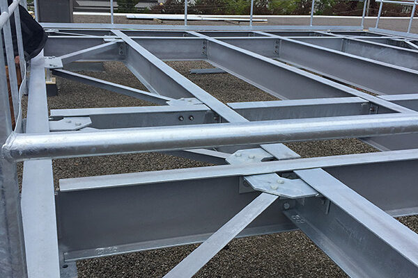 frame for rooftop equipment