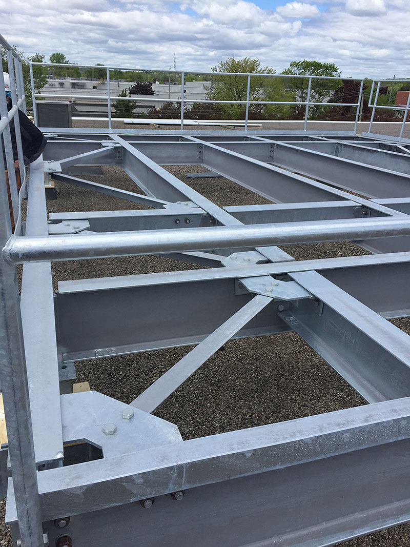 Frame for Rooftop Equipment