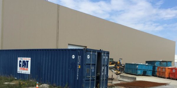 Warehouse addition Weston Bakeries in Brampton, Ontario