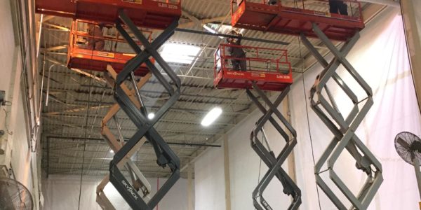 Joist reinforcing at Weston Bakeries in Etobicoke, Ontario